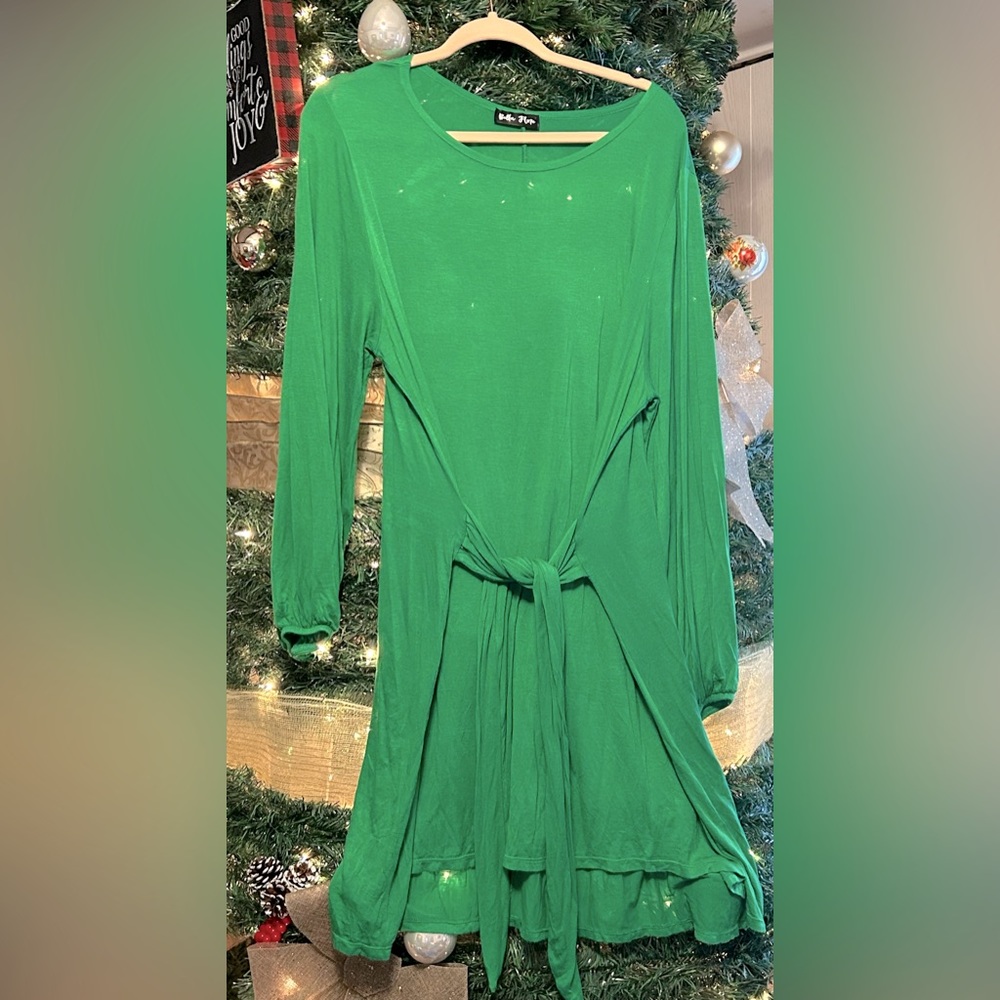 Bella Flore Green dress/tunic 2x